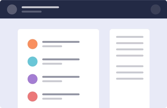 mockup screen of a webpage