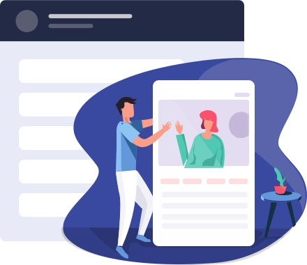 two people high-fiving